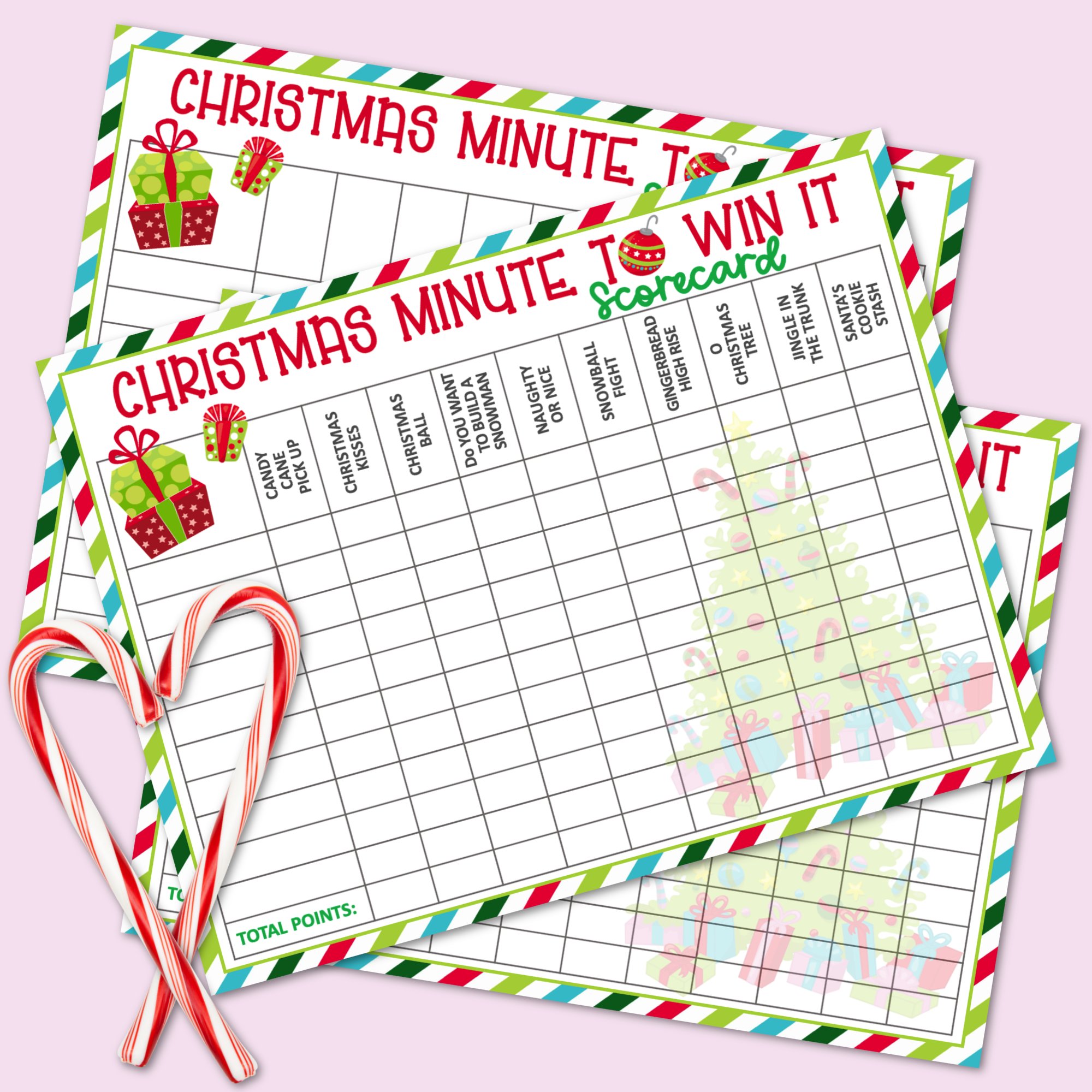 christmas minute to win it games for the entire family - kara creates